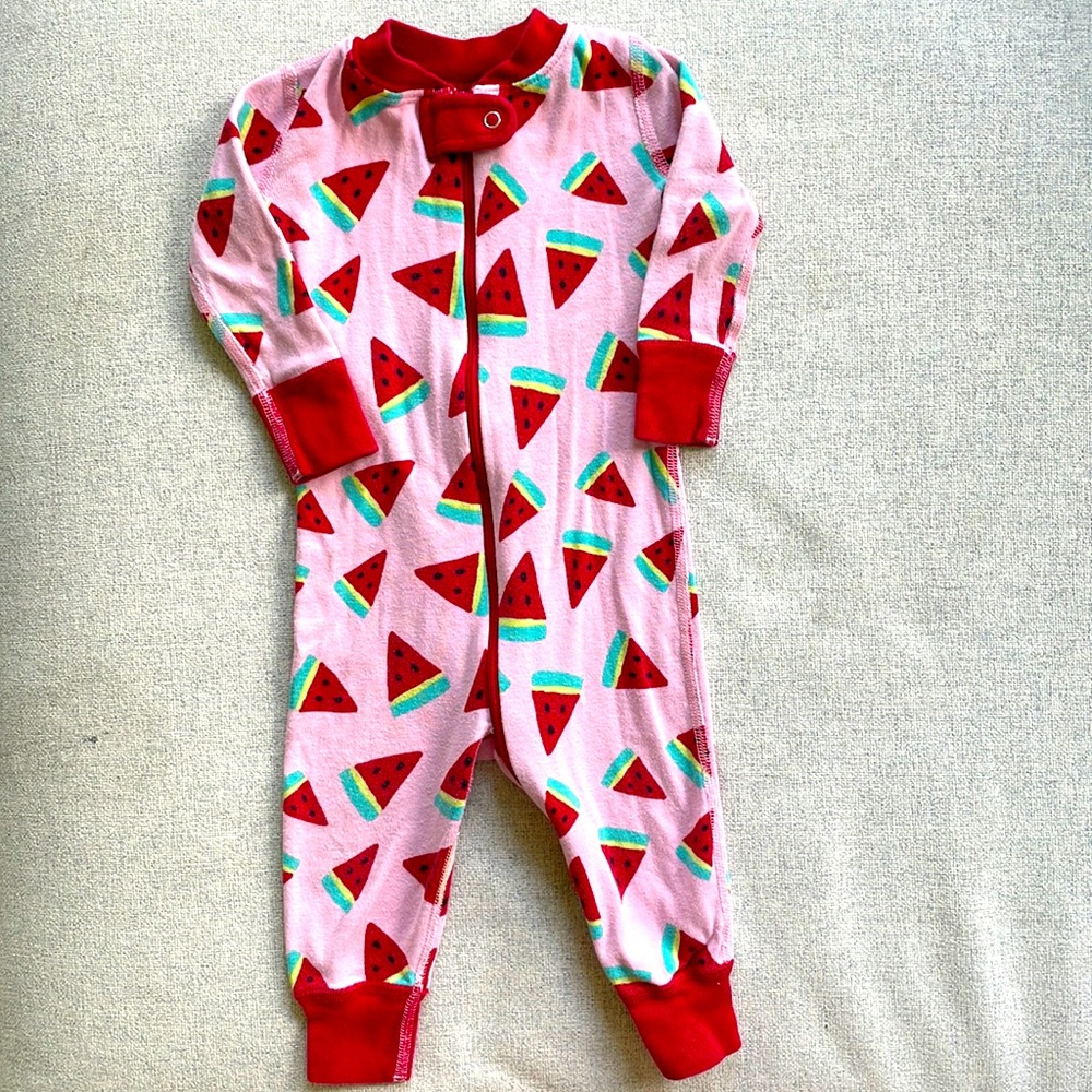 Hanna Andersson watermelon pajamas 6-12 mo